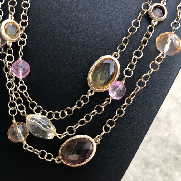 dana kellin target Gold multi strand necklace - Picture 7 of 13